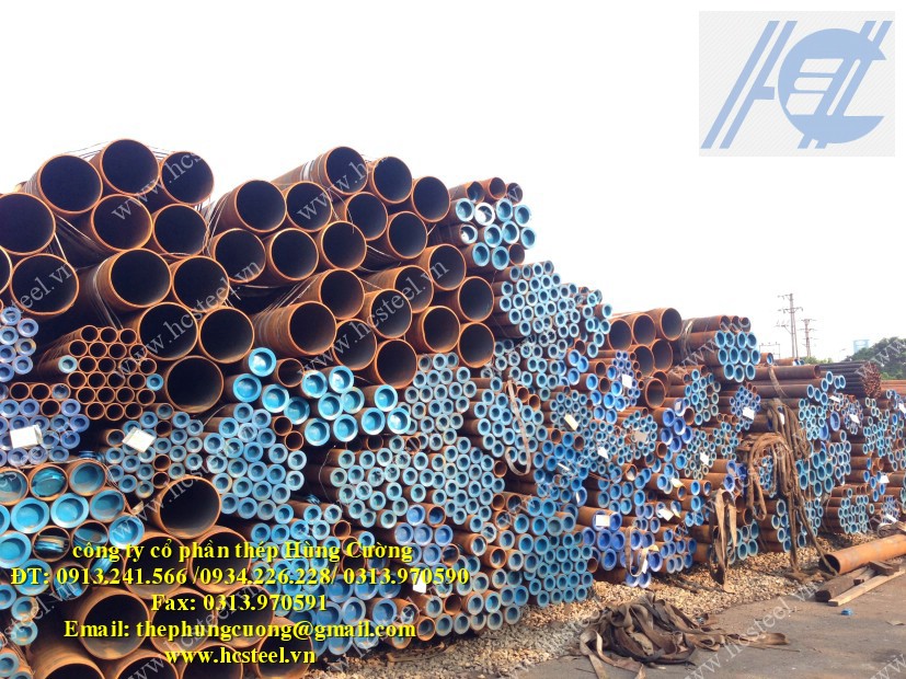 ỐNG THÉP ĐÚC : ỐNG THÉP 219 X 8.18mm X 6m