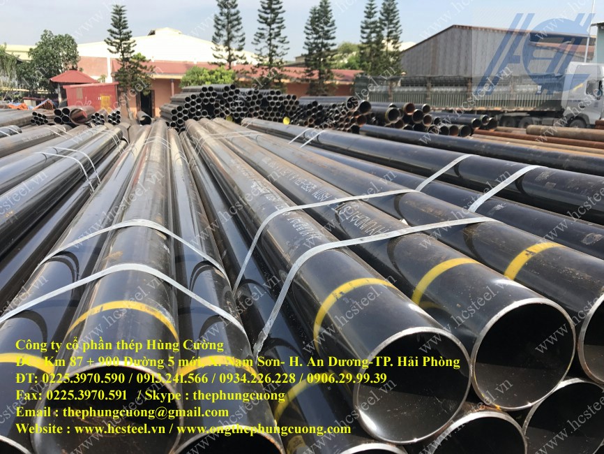 ỐNG THÉP HÀN : ỐNG THÉP HÀN 245 X 9MM X 6M