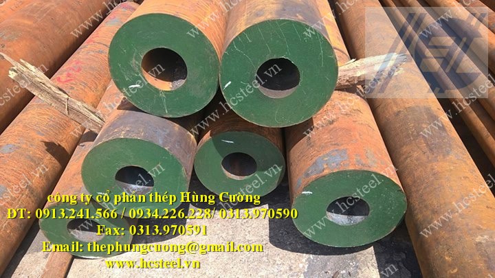 ỐNG THÉP ĐÚC : ỐNG THÉP ĐÚC 203 X 50mm X 6-12m