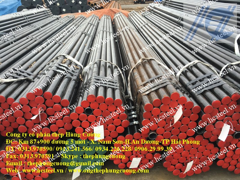 ỐNG THÉP ĐÚC NHẬP KHẨU : ống thép 60 x 3.91mm x 6m