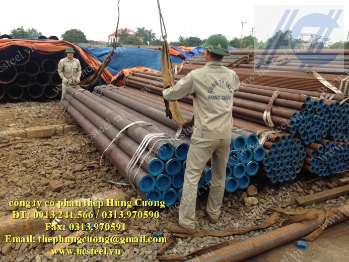 ỐNG THÉP ĐÚC : ống thép đúc 133 x 4mm x 6m
