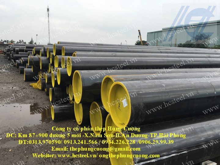 ỐNG THÉP HÀN : ống thép hàn cao tần 610 x 17.0mm x 6m