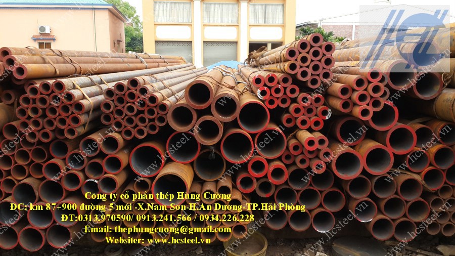 ỐNG THÉP ĐÚC NHẬP KHẨU : ống thép đúc 102 x 25mm x 6m-12m
