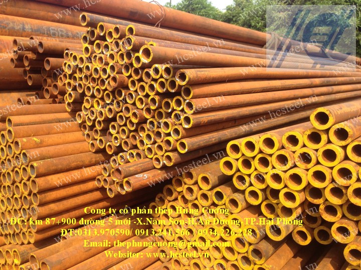 ỐNG THÉP ĐÚC NHẬP KHẨU : ống thép đúc 89 x 12mm x 6m-12m